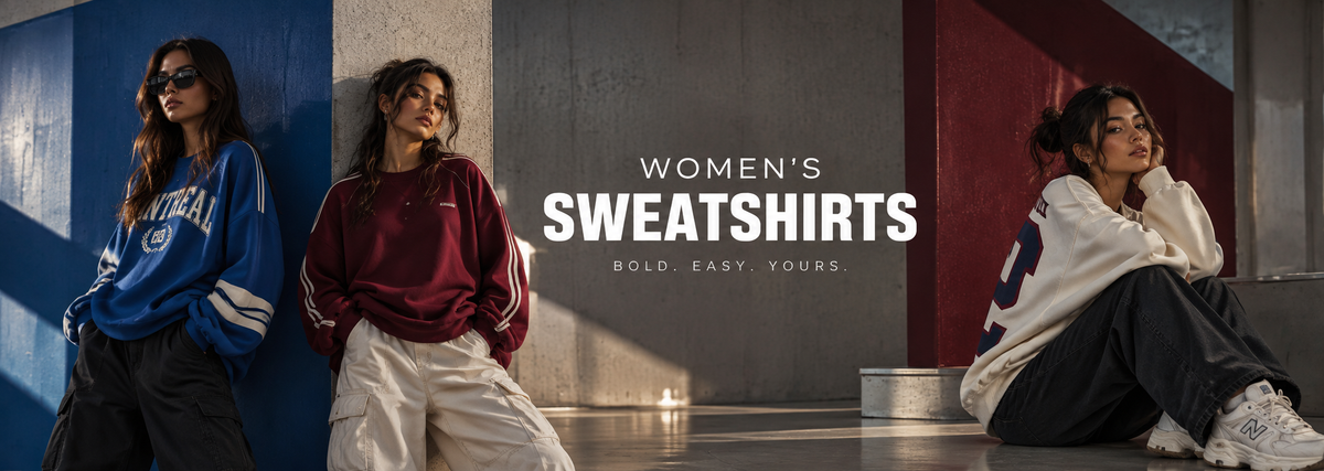 Women's Sweatshirts banner