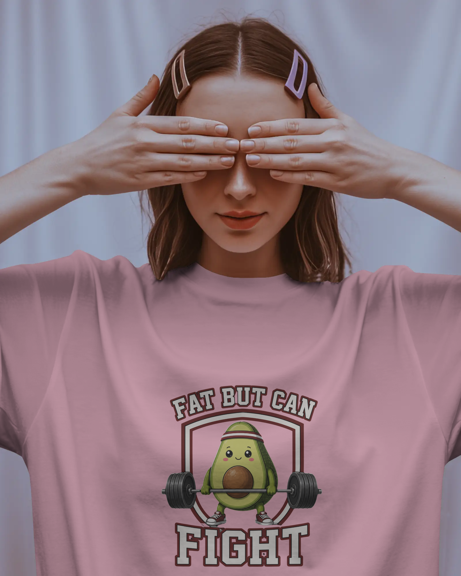 Fat But Can Fight — Unisex Oversized Tee