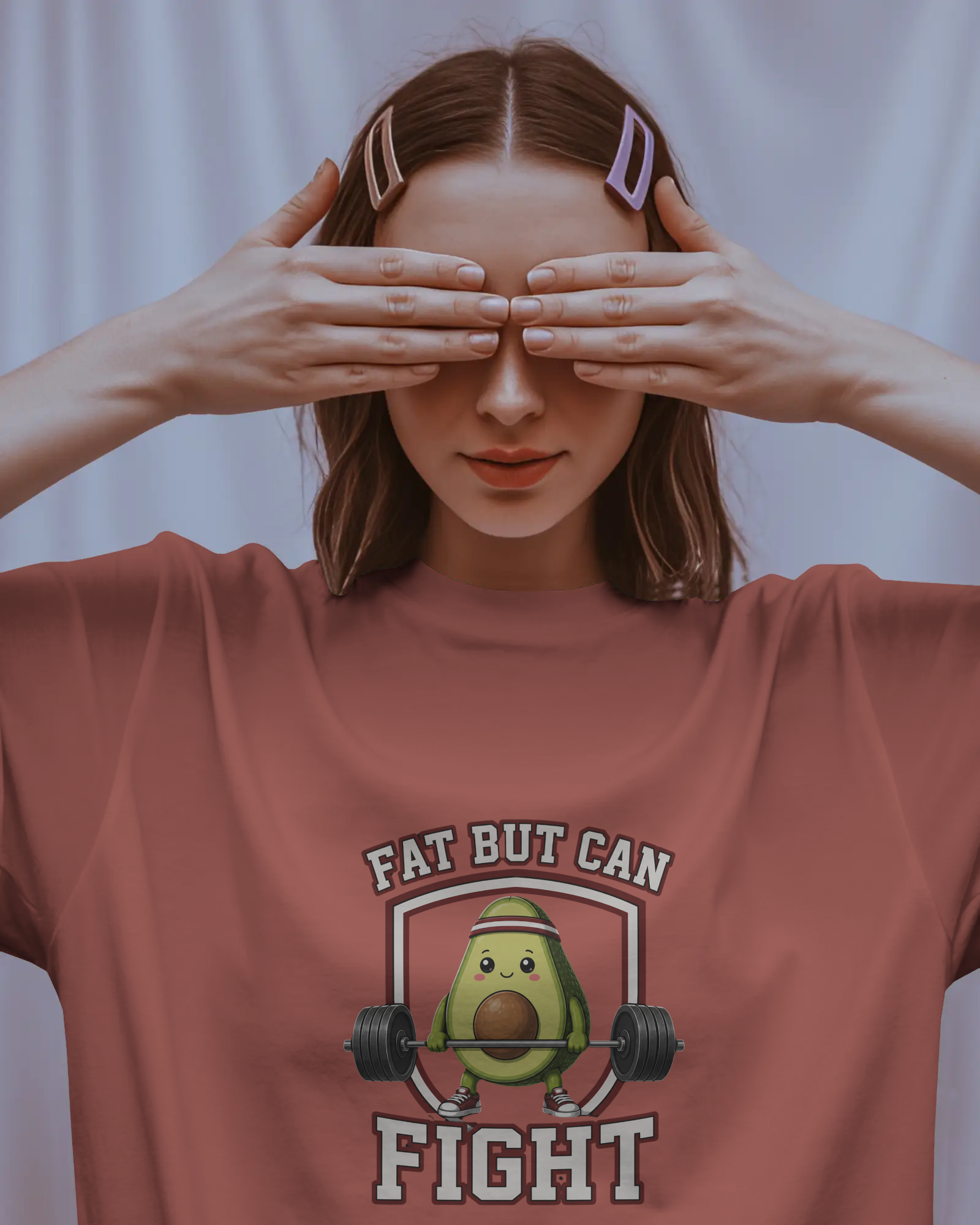 Fat But Can Fight — Unisex Oversized Tee
