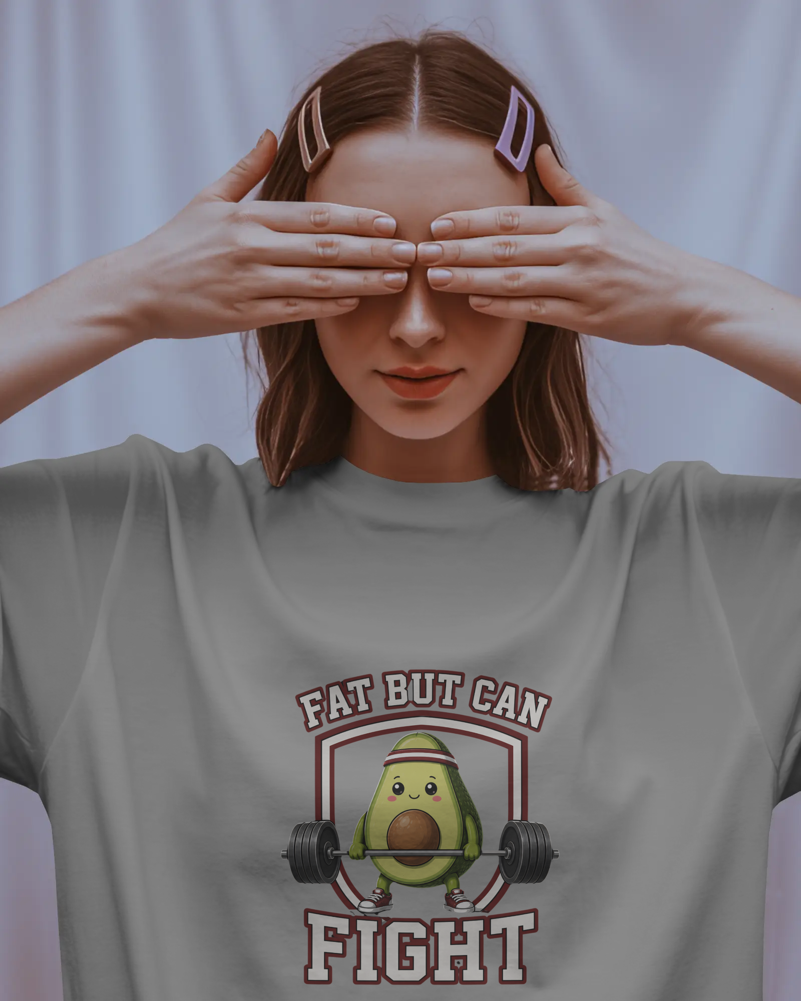 Fat But Can Fight — Unisex Oversized Tee
