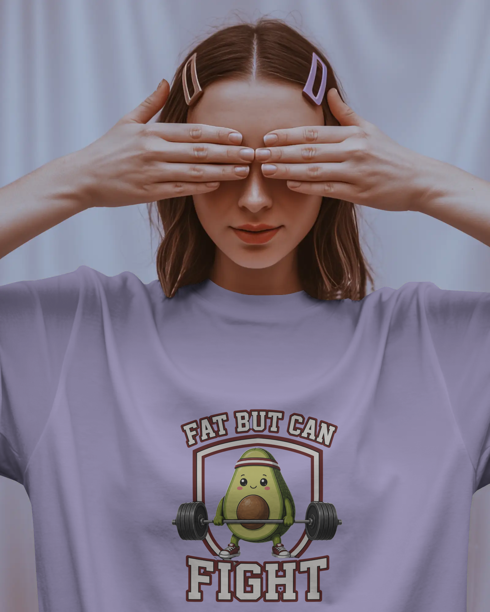 Fat But Can Fight — Unisex Oversized Tee