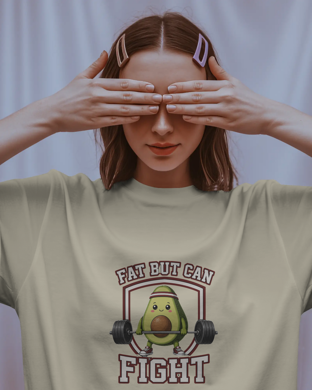 Fat But Can Fight — Unisex Oversized Tee