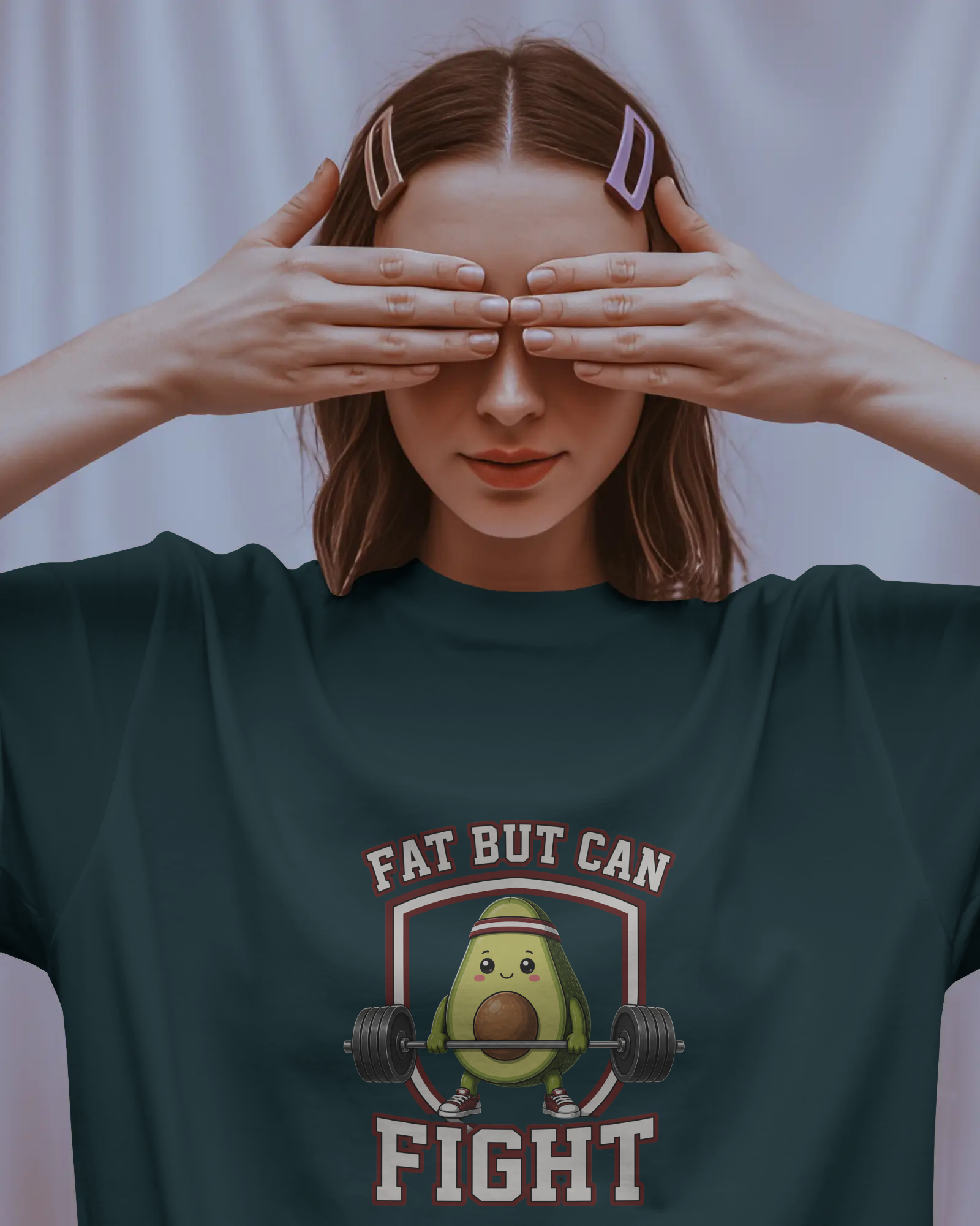 Fat But Can Fight — Unisex Oversized Tee