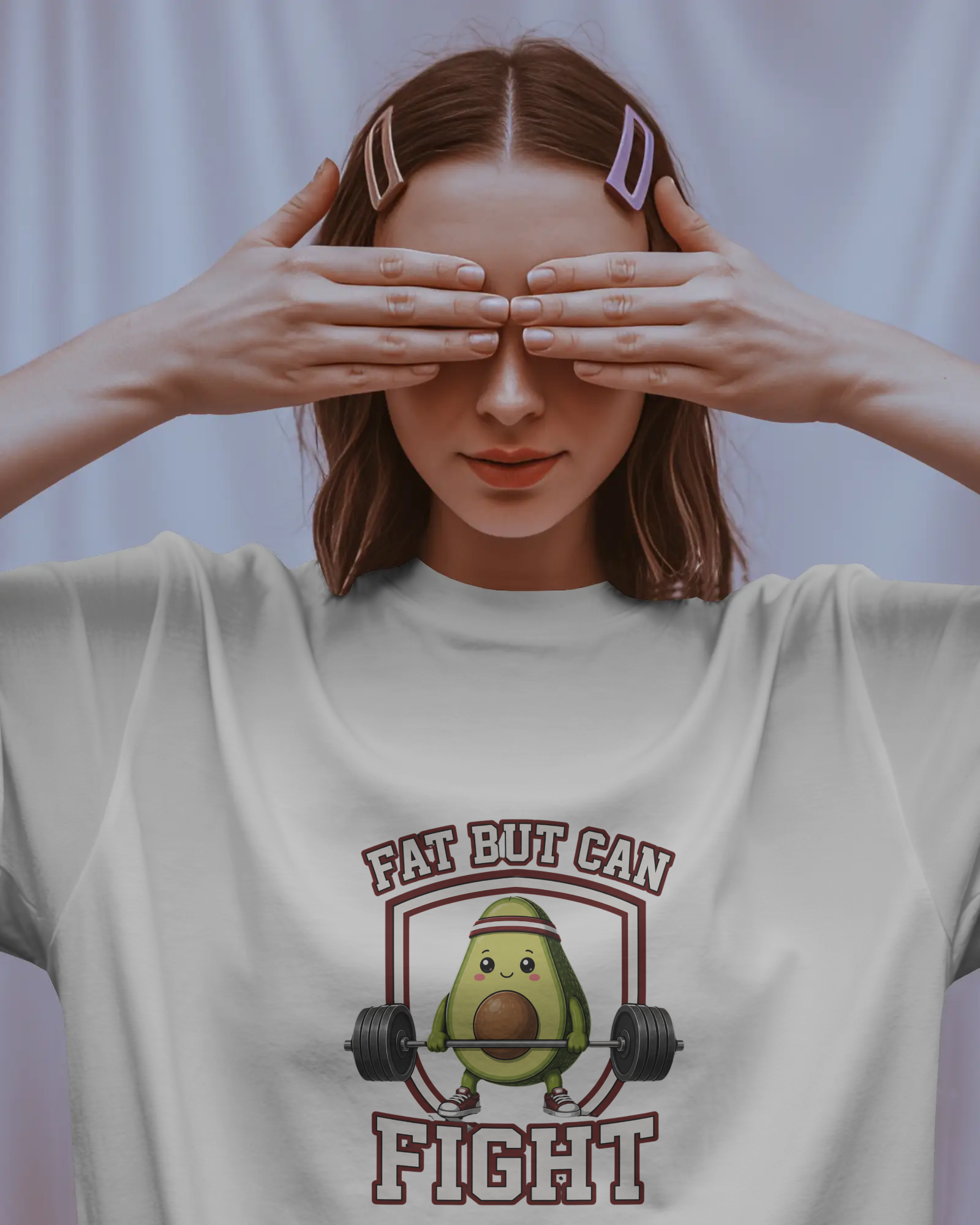 Fat But Can Fight — Unisex Oversized Tee