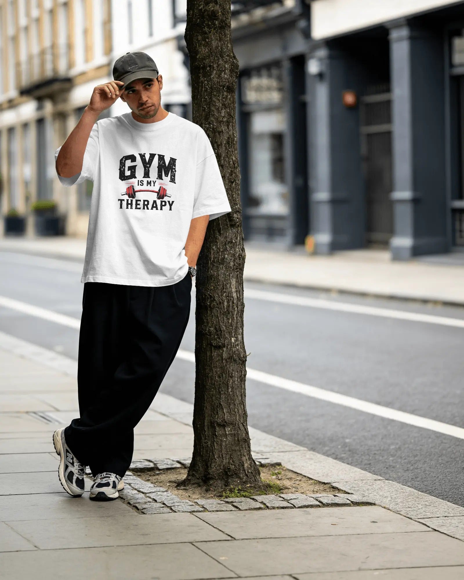 Therapy? I Heard Gym — Oversized Unisex Tee